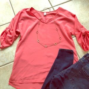 Old navy coral tunic